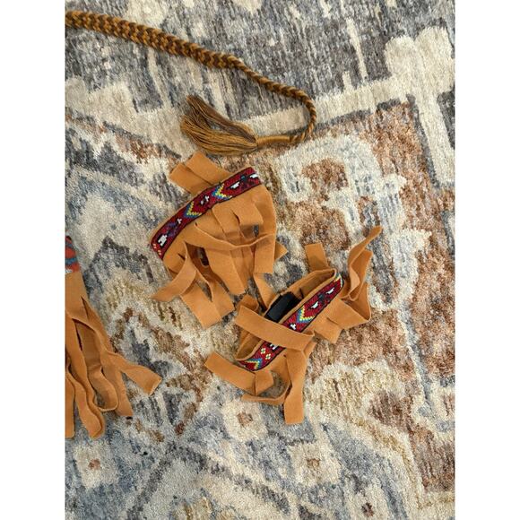 Costume American Native Indian Halloween Girls Size Youth Medium - Picture 2 of 14